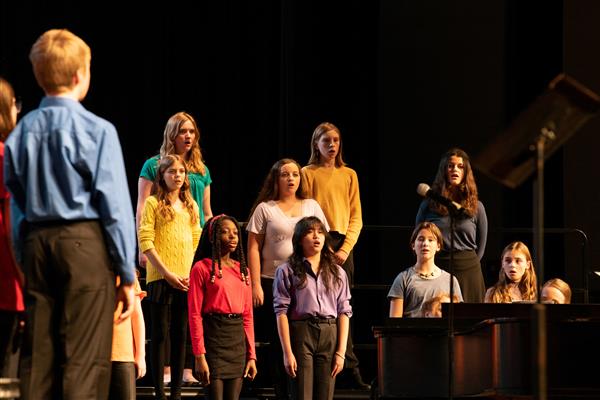 2023 All County Chorus Students Performing